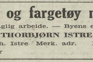 Bilde av Thorbjørn Istre - rensing av tøy